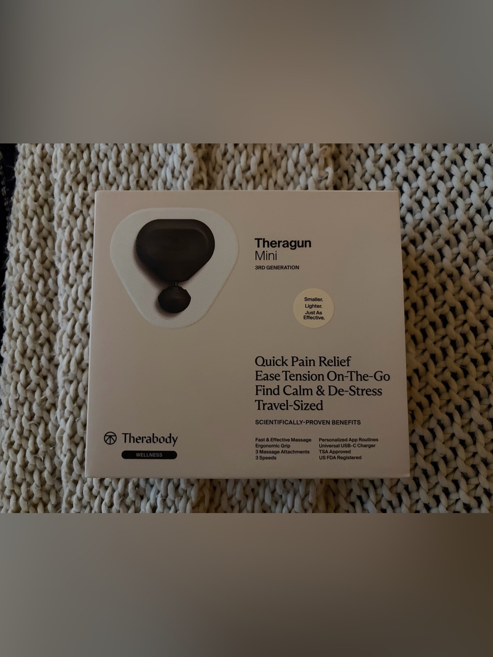 Therabody Theragun Mini 3rd Generation Travel Massage Device